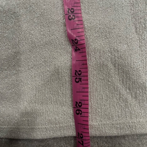 [18/20]Lane Bryant Silver Coated Mid Sleeve Blouse Elegant - Picture 6 of 9